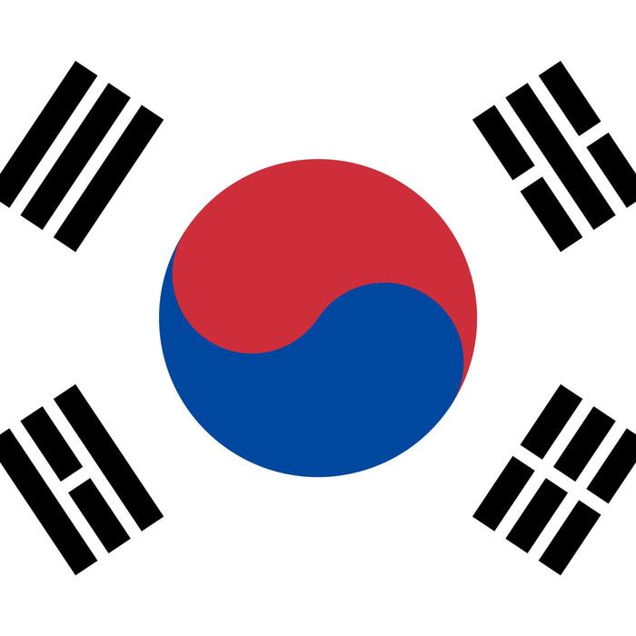 south-korea-square-national-flag-free-vector